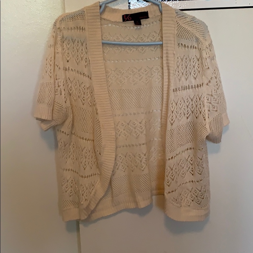 Light tan/ cream cardigan